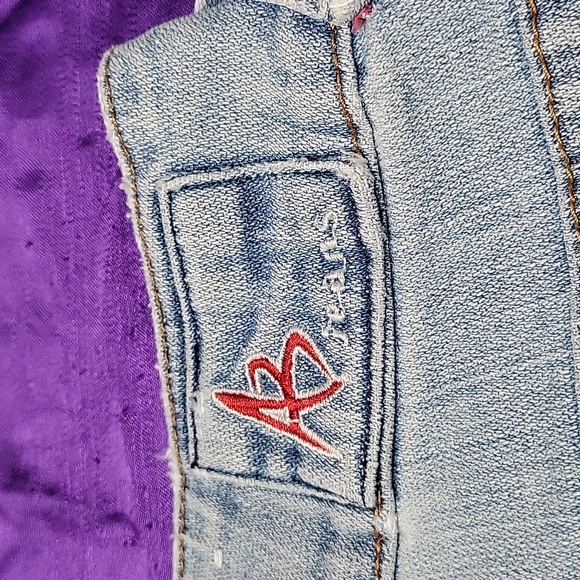 Ab jeans exotic embroidered bird and flowers - Picture 10 of 12